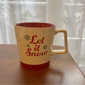 Let It Snow Red and White 20oz Mug